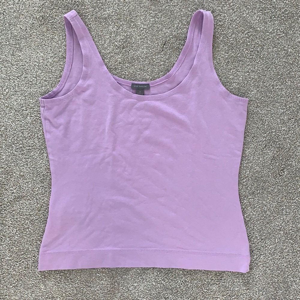 Ann Taylor Purple Tank Top